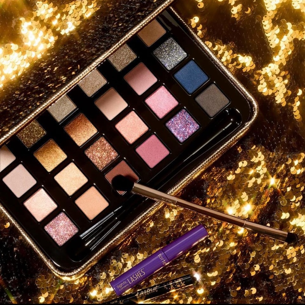 Tarte Limited Edition Winter Wonderland Set - Eyeshadow Palette Mascara Eyeliner